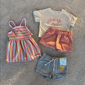 **New** cat and Jack Summer baby bundle